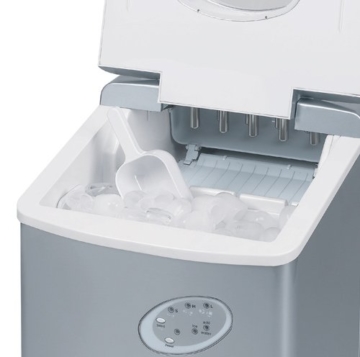 Eiswürfelmaschine - Eismaschine - Eismaschine für die Arbeitsplatte - Neues kompaktes Modell - Kein Wasseranschluss erforderlich - 15kg Eis in 24 Stunden - 